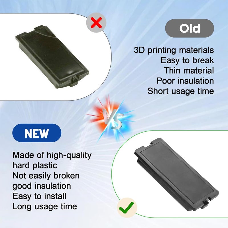 Pongle Circuit Breaker Filler Plate for Eaton Cutler Hammer Panel, Compatible with BRFPP Circuit Breaker Knockout Filler Plate (Comes with Breaker Box Label) 10 Pack - Image 3